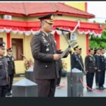 Polres Pelabuhan Belawan Menggelar Upacara Peringatan HUT Kemerdekaan RI Ke-79 Tahun