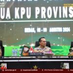 Ketua KPU Provinsi Sumut Menjadi Narsum pada Pelatihan Pra Ops Mantap Praja Toba Tahun 2024