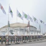 39 Bendera Kontingen PON XXI Sumut Dikibarkan