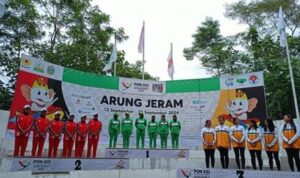 Atlet Arung Jeram Sumut Membawa 2 Medali Emas, 2 Perak dan 1 Perunggu