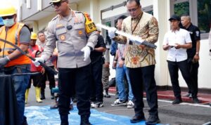 Hadiri Pemusnahan Barang Sajam dan Pengembalian Sepeda Motor Hasil Pencurian, Inilah Kata Plt Wali Kota Medan