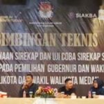 KPU Medan Menggelar Bimtek Lanjutan Penggunaan Sirekap untuk PPK dan PPS