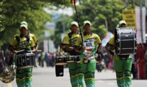 Kontingen Drumband Sumut Membidik 3 Emas dari Nomor LKKB