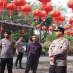 Jamin Keamanan Perayaan Imlek, Kapolres Langkat Pantau Langsung Pengamanan