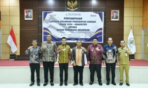 Bupati Samosir Sampaikan LKPD Tahun Anggaran 2024 ke BPK RI Perwakilan Sumut