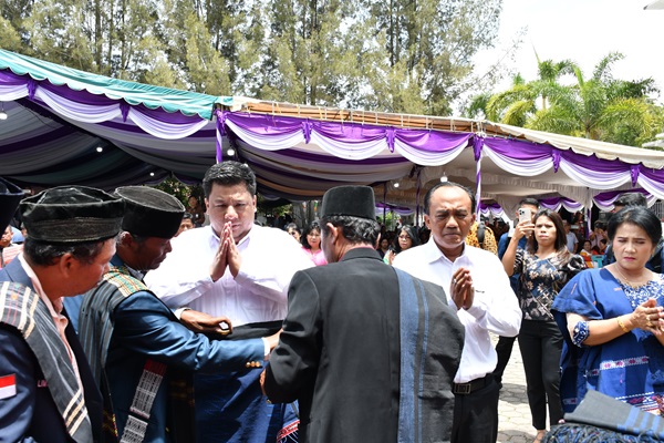 Bupati dan Wabup Samosir Menggelar Open House dan Syukuran Pelantikan Bupati dan Wabup Samosir Periode Tahun 2025-2030