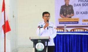 Dihadiri Wakil Bupati, Kejari Samosir Launching dan Sosialisasikan Aplikasi JAGA DESA