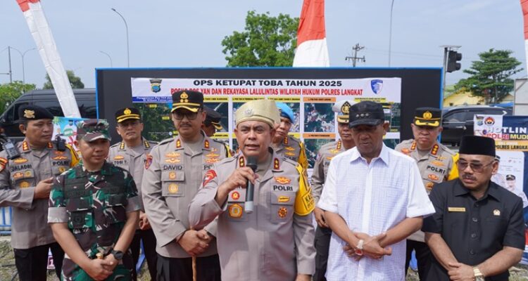 Kapolda Sumut Apresiasi Operasi Ketupat Toba di Langkat