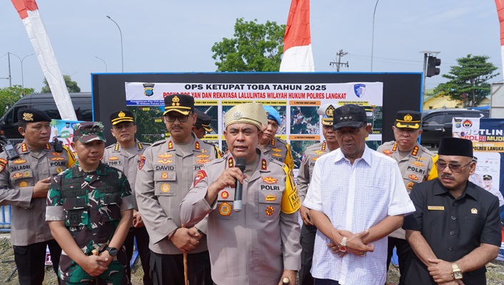 Kapolda Sumut Apresiasi Operasi Ketupat Toba di Langkat