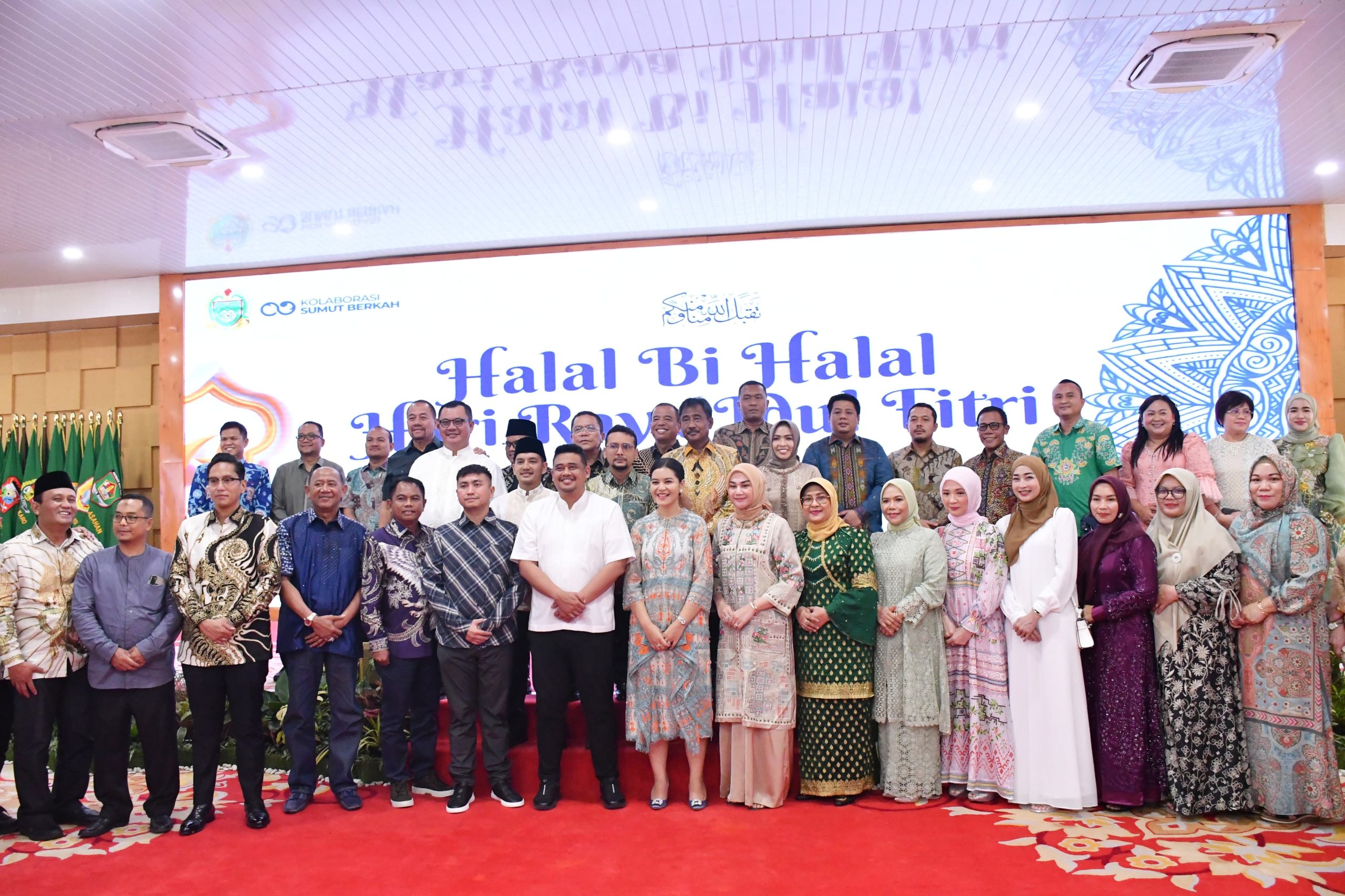 Pererat Kerja Sama Daerah, Bupati Samosir Kunjungi Open House Gubsu