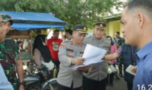 Kapolres Sergai Bersama Forkopimda Sidak Pasar Menjelang 15 Hari Besar Keagamaan Nasional Idul Fitri 1446 H