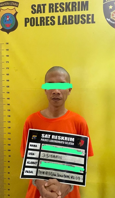 Polres Labusel Berhasil Mengungkap Kasus Pria Beristri Diduga Cabuli Tiga Gadis di Bawah Umur, 1 Korban Hamil