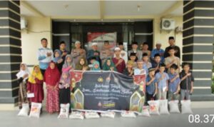 Polres Sergai Bersama Ulama Santuni Anak Yatim dan Kaum Dhuafa