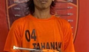 Tim Sat Reskrim Polsek Pantai Cermin Polres Sergai Berhasil Amankan Pelaku Pencuri Pintu Besi