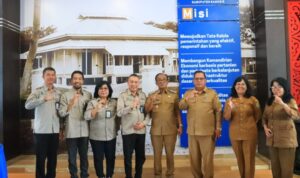 Wabup Samosir Menerima Audiensi BP Toba Caldera UNESCO Global Geopark