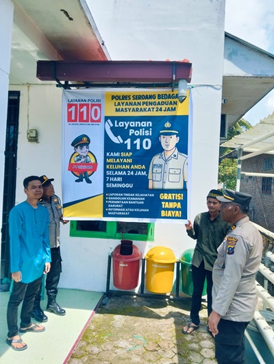 Polri Fast Respon Polres Sergai Gencarkan Sosialisasi Layanan 110 dalam Pencegahan Premanisme dan Kejahatan