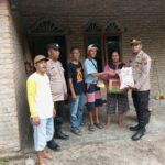 Respon Cepat, Polres Sergai Menyalurkan Bantuan kepada 14 Warga Korban Angin Puting Beliung
