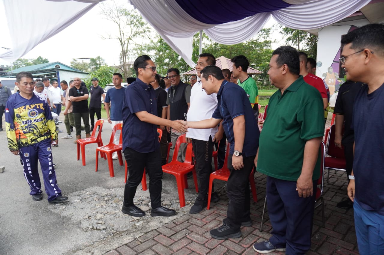 Rico Waas, Zakiyuddin Bersama Keluarga Besar DPK IKAPTK Medan Gelar Olahraga Bersama di Cadika