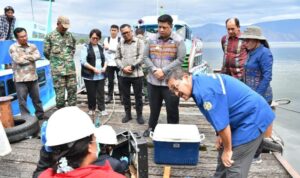 Bupati Samosir Minta Dukungan Peneliti USU untuk Meneliti Fenomena Air Danau Toba