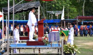 Bupati Samosir Pimpin Upacara HUT Kemerdekaan Ke-80, Pengibaran Merah Putih Berlangsung Khidmat