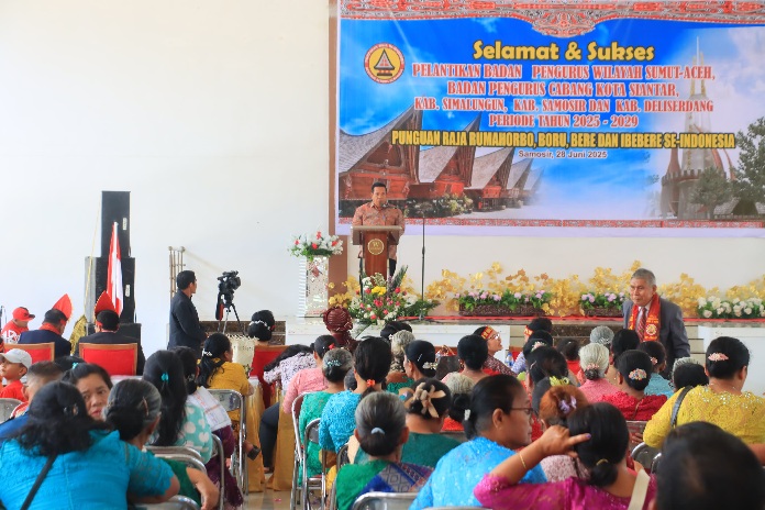 Bupati Samosir Turut Bahagia atas Pelantikan BPW Sumut–Aceh Punguan Raja Rumohorbo, Boru, Bere, Ibebere se-Indonesia