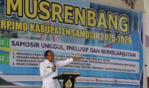 Musrenbang RPJMD 2025–2029 Resmi Dibuka Wabup, Pemkab Samosir Siap Rumuskan Arah Pembangunan Daerah