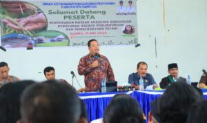 Pemkab Samosir Mulai Susun Naskah Akademik Ranperda Terkait Perlindungan serta Pemberdayaan Petani