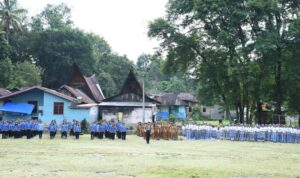 Peringati Harkitnas Ke-117, Wabup Samosir Bertindak sebagai Inspektur Upacara