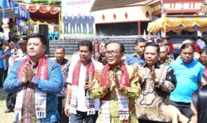 Bupati dan Wabup Samosir Ajak Pomparan Lestarikan Budaya di Peringatan 12 Tahun Tugu Raja Simanihuruk