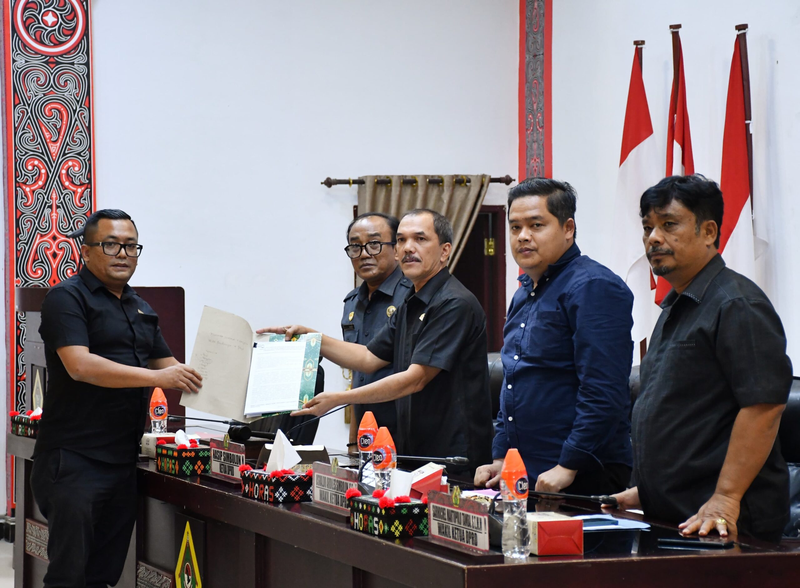 Pemkab Samosir Bersama DPRD Tetapkan Propemperda Tahun 2026