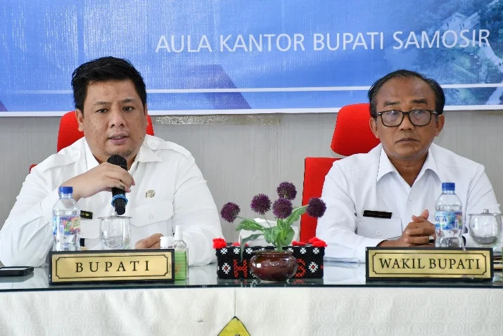 Bupati Samosir Tegaskan Peningkatan Kinerja OPD dan Target PAD Harus Terlampaui