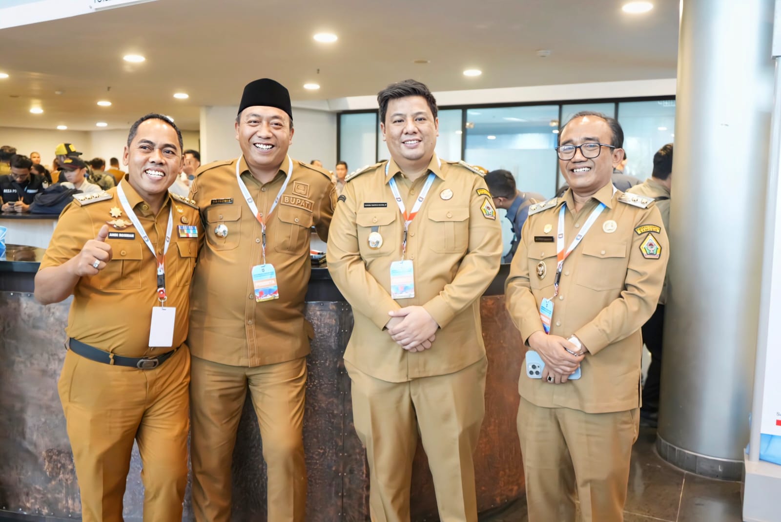 Bupati-Wabup Samosir Bersama Forkopimda Hadiri Rakornas Pemerintah Pusat dan Daerah