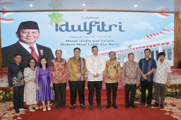 Bupati Samosir Bersama Wabup Hadiri Open House Gubsu dan Wagubsu, Perkuat Sinergitas dengan Pemerintah Provinsi di Hari Raya Idul Fitri 1447 H