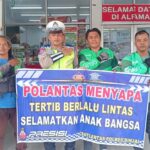 Dengan “Polantas Menyapa”, Satlantas Binjai Ajak Masyarakat Lebih Peduli Terhadap Keselamatan di Jalan Raya