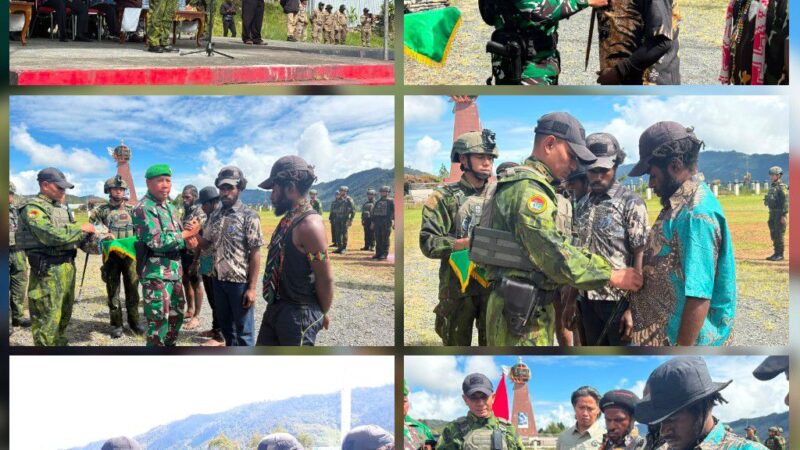 Kembali ke Pangkuan Ibu Pertiwi, 5 Mantan Anggota OPM di Puncak Jaya Ikrar Setia NKRI